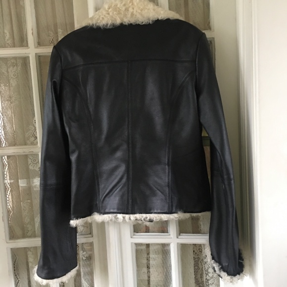 Host Pick! Wilsons Pelle Studio Leather Biker Jacket - Picture 9 of 14